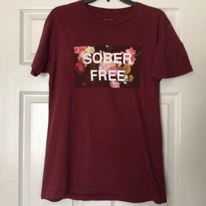Men’s Sober Free Funny Shirt